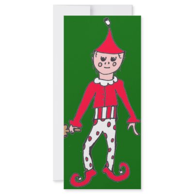 Billy the Christmas Elf Rack Card Template by AlinaBradford