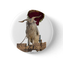 Billy The Goat Button by norman888 Billy The Goat Button