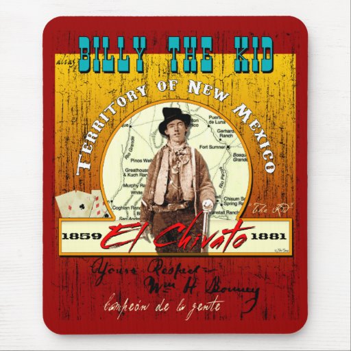 Billy the Kid Mousepads