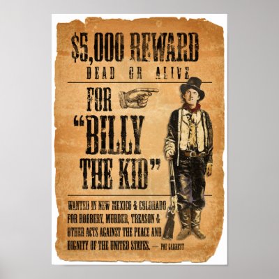 Billy the Kid Posters by spacedust