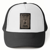 Billy The Kid Wanted Dead or Alive Poster Mesh Hats