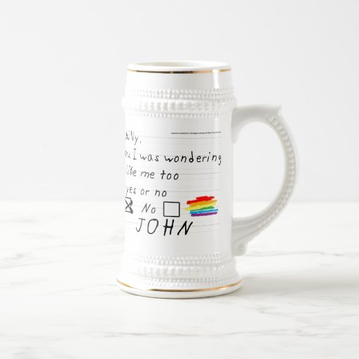 Billy White Stein Mug