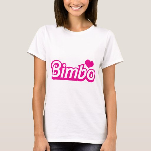 Bimbo Pretty Little Dolly Font T Shirt Zazzle
