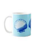 Bimini Blue Sea Shell Coffee Mugs