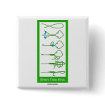 Bimini Twist Knot Pinback Buttons