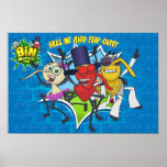 Bin Weevils Fall in and Flip Out Poster posters