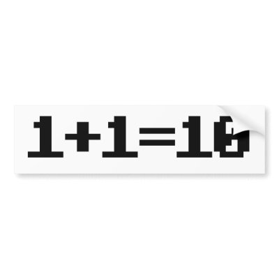 Binary Bumper Stickers by BirdGeek686