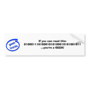 Binary Geek Inside