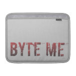 Binary Byte Me MacBook Air Sleeves
