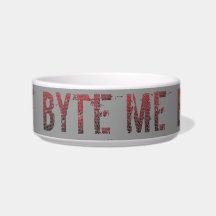 Binary Byte Me Pet Water Bowls