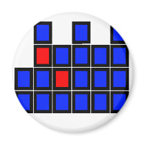Binary Clock magnets