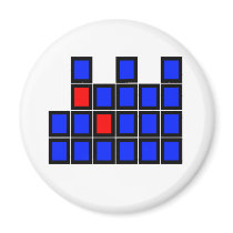 Binary Clock magnets
