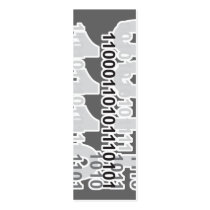 binary code bookmark business cards by geekme binary code bookmark business cards