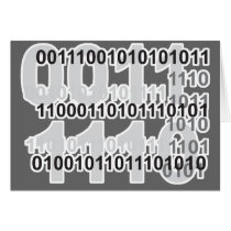 binary code design cards