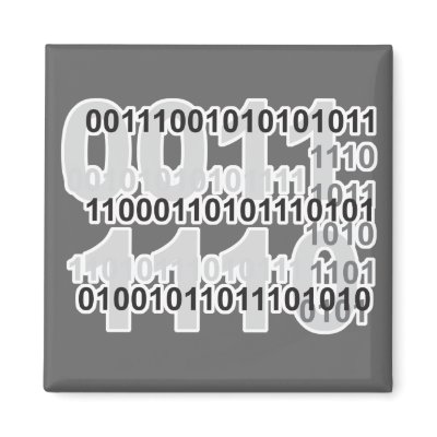 binary code design refrigerator magnets by geekme