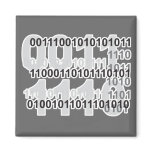 binary code design refrigerator magnets