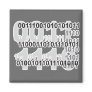 binary code design refrigerator magnets