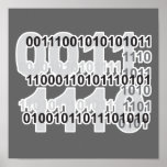 binary code design print