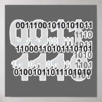 binary code design print