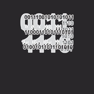 binary code design shirt
