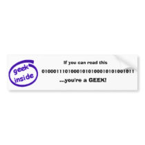 Binary (deleted) bumper stickers