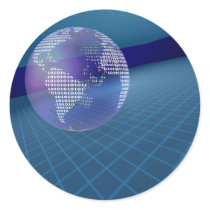 Binary Earth Sticker
