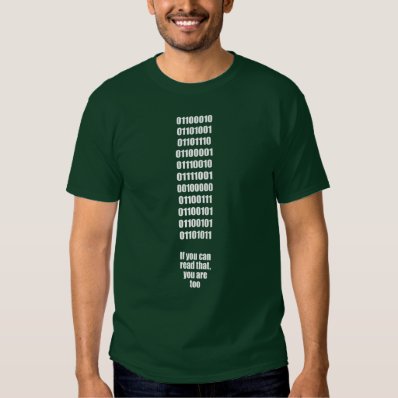 Binary Geek Adult Dark T-shirts