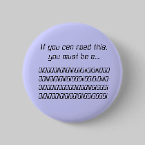 Binary GEEK buttons by ArtmakersWorlds Binary GEEK buttons