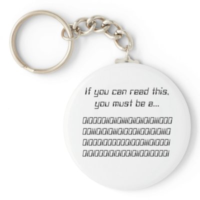 Binary GEEK Key Chains by ArtmakersWorlds