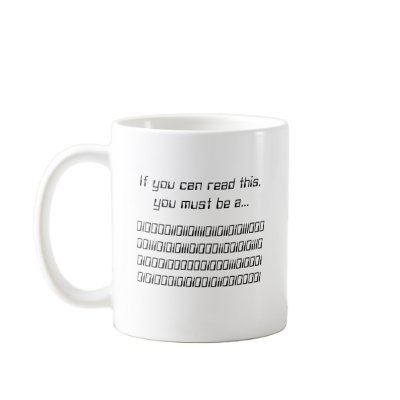 Binary GEEK Mug by ArtmakersWorlds