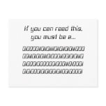 Binary GEEK Postcard