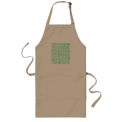 Binary Gravy Recipe Apron by balexander667