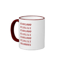 Binary Ho Ho Ho! mugs