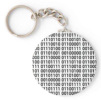 Binary: I Love To Program Keychains by bellamandu