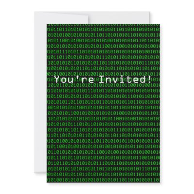 Binary Invitation by GeekStuffs