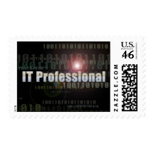 Binary IT Professional Stamp