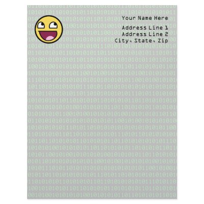 Binary Letterhead by GeekStuffs