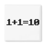 Binary Fridge Magnet