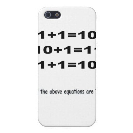 Binary Math iPhone 5 Covers from Zazzle.com