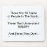 Binary Mouse Pad
