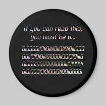 Binary rainbow for darks colors magnets by ArtmakersWorlds Binary rainbow for darks colors magnets