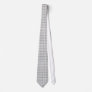 Binary tie (white)