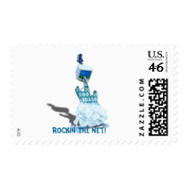 Binary' Tunes! - Rockin The Net U.S. Postage Stamp