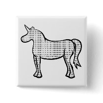 Binary Unicorn Pin
