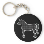 Binary Unicorn Key Chains