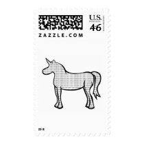 Binary Unicorn postage by toxiferous Binary Unicorn postage