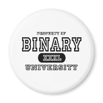 Binary University magnets