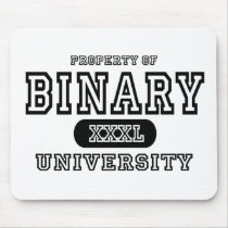 Binary University mousepads