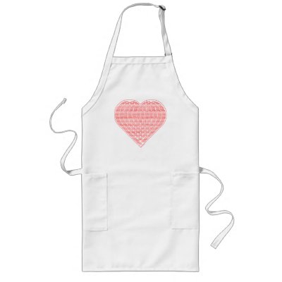 Binary Valentine Apron by CartesianBear