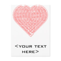 Binary Valentine Postcard